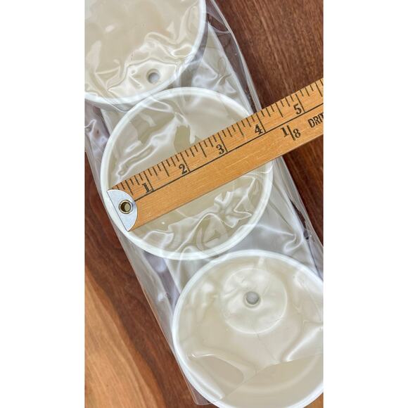 Rae Dunn Artisan Christmas Holiday Planter Gift Set 2017 Wish Peace Joy - Picture 6 of 8